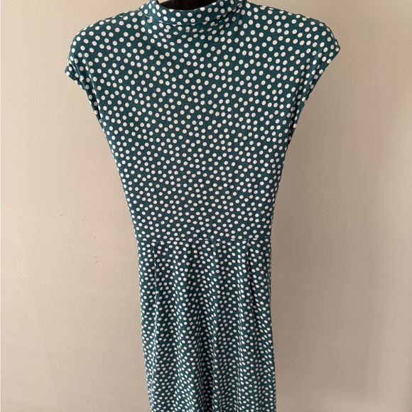 Boden Althea Green Polka Dot Midi Dress Medium - Picture 5 of 7